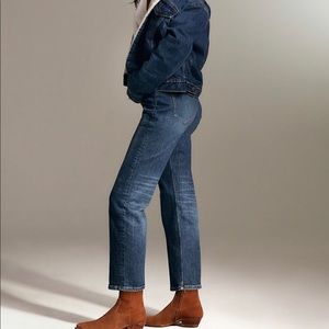 Aritzia Denim Forum Arlo High Rise Straight Jean